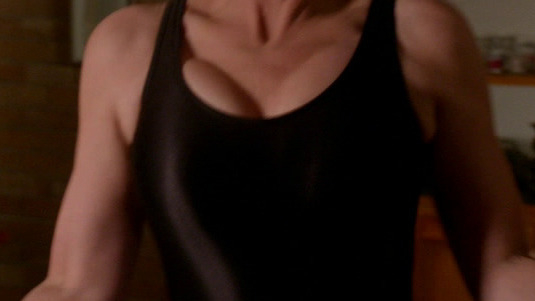 Scream Queens's Sexiest Scenes with Jamie Lee Curtis. Sexy, SFW, black leotard. 803220