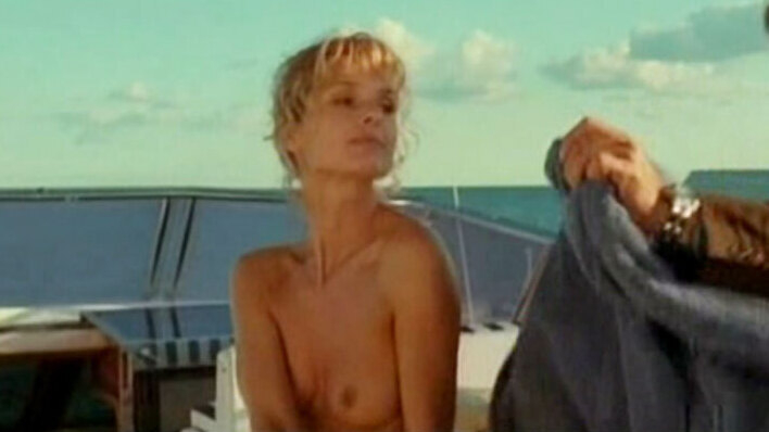 Maryam d'Abo Nude in San Antonio. Breasts, blonde, boat. 627172