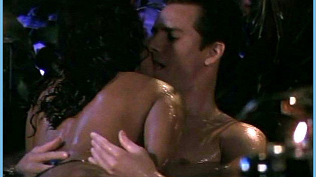Illegal in Blue's Sexiest Scenes with Stacey Dash. Bikini, Black, bathtub. 538986