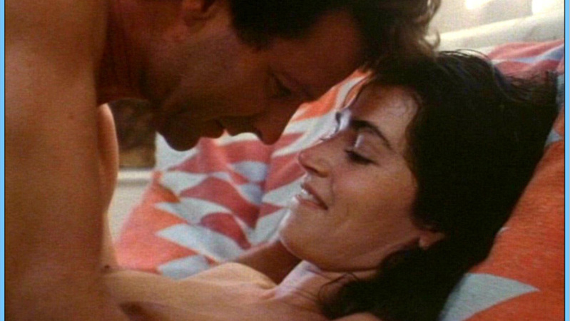 Kim Delaney Nude as Julia Robbins. Breasts, black hair, couple. 539348
