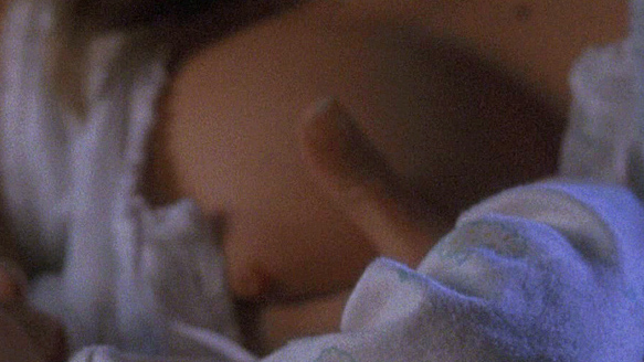 Mrs. Mott / Peyton Flanders from The Hand that Rocks the Cradle Naked. Breasts, baby, breast feeding. 714761