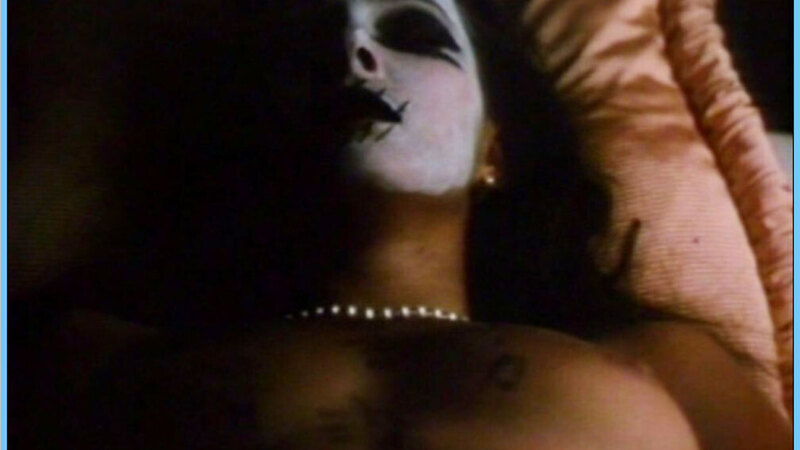 Lydie Denier Nude in The Night Stalker. Breasts, body paint, lying on back. 539494