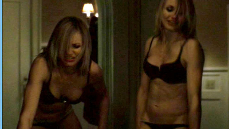 Sexiest Scenes of Maggie Feller from In Her Shoes. Underwear, SFW, black bra. 625799