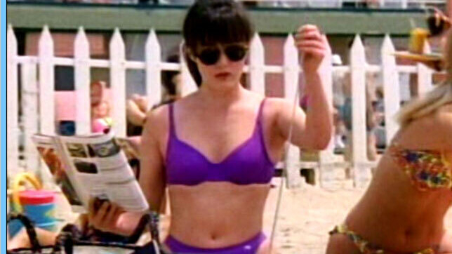 Sexiest Brenda Walsh Scenes. Bikini, SFW, beach. 653896