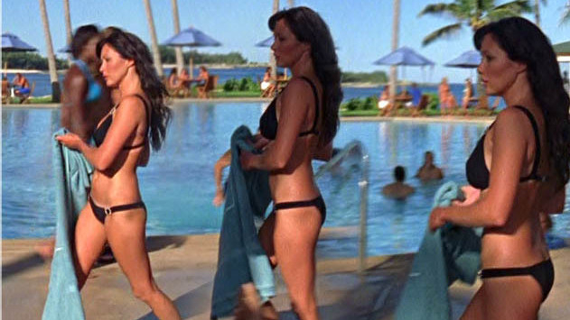 Sexiest Alexandra Hudson Scenes. Bikini, SFW, black bikini. 661156