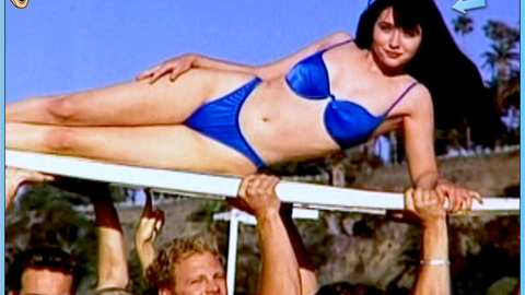 E! True Hollywood Story's Sexiest Scenes with Shannen Doherty. Bikini, SFW, beach. 663948
