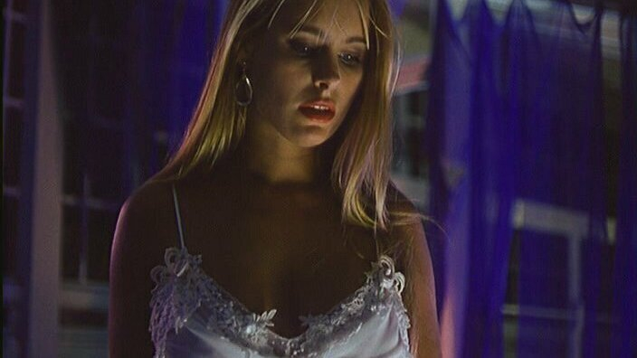 Hottest Ami Dolenz Scene in Witchboard 2. Sexy, SFW, cleavage. 563252