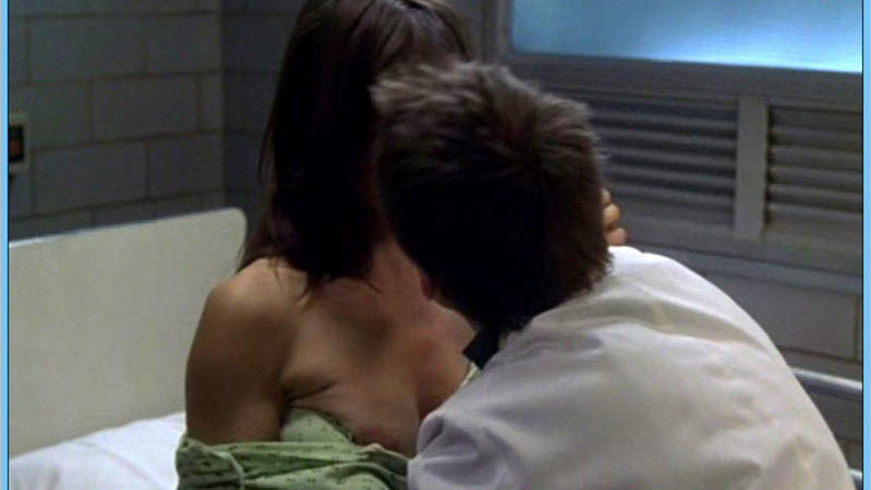 Amanda Donohoe Nude as Lauren Marcus. Breasts, brunette, green dress. 557642