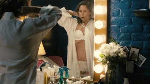 Minnie Driver in Stage Fright (2014) Underwear Brunette Dressing Room 743153