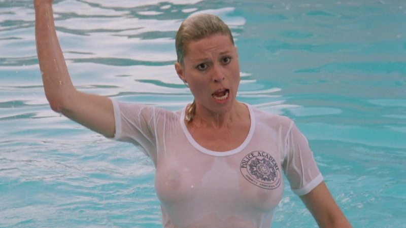 Sexiest Scenes of Lt. Debbie Callahan from Police Academy 4. Sexy, SFW, big breasts. 558011
