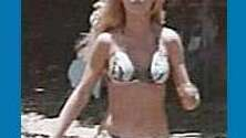 Sexiest Barbara Eden Scene in The Woman Hunter. Bikini, SFW, blonde. 614443
