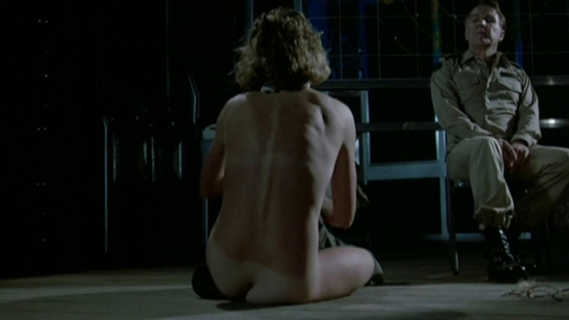 Lisa Eichhorn Naked in Opposing Force. Butt, back exposed, blonde. 788629