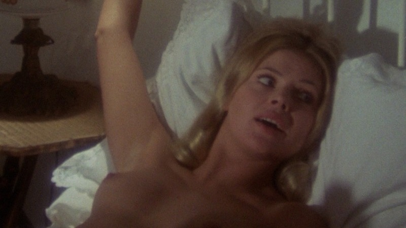 Britt Ekland Nude in The Wicker Man. Breasts, bed, blonde. 733552