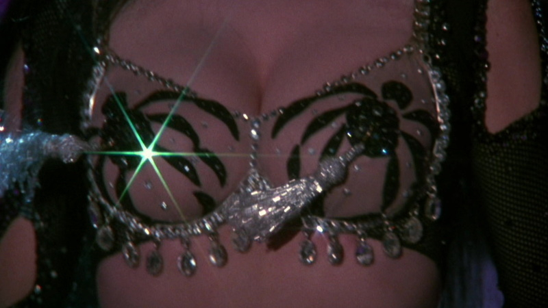 Hottest Elvira / Aunt Morgana Talbot Scenes. Sexy, cleavage, nipple tassels. 589383