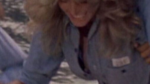 Farrah Fawcett Naked in Charlie's Angels. Breasts, SFW, blonde. 654385