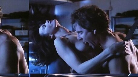 Chelsea Field Nude as Diana. Breasts, biting breast, collage. 540788