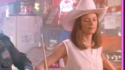 Sexiest Linda Fiorentino Scene in Beyond the Law. Thong, Sexy, brunette, cowboy hat. 540931