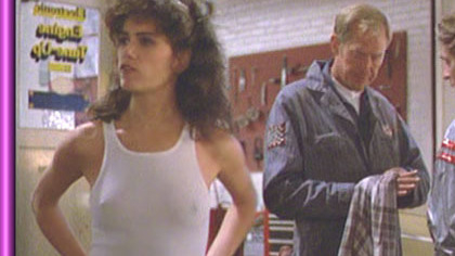 Sexiest Linda Fiorentino Scene in Vision Quest. Sexy, SFW, brunette. 562021