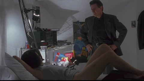 Bridget Fonda in Point of No Return (1993) Sexy Brunette Gray Tank Top 678051