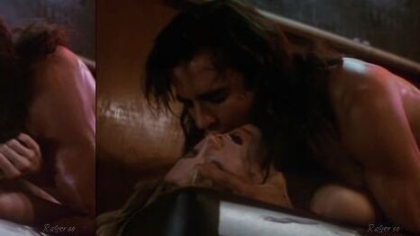 Sexiest Bridget Fonda Scene in Iron Maze. Sexy, collage, kissing. 688111