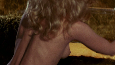Jane Fonda Nude in Barbarella. Breasts, back exposed, blonde. 712858