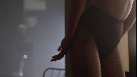 Michelle Forbes in Kalifornia (1993) Sexy Black Panties Fishnets 687884