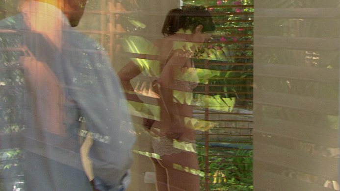 Sexiest Scenes of Pippa Porter from False Witness. Underwear, brunette, view through glass. 688175