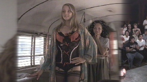 Sexiest Jodie Foster Scene in Carny. Sexy, black corset, black panties. 599521