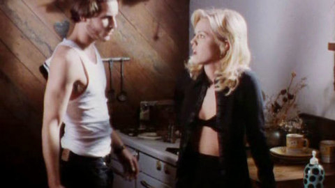 Sexiest Jennie Garth Scene in An Unfinished Affair. Underwear, SFW, black bra. 636061