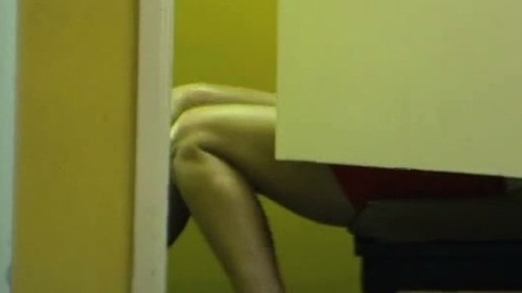 Gina Gershon in Mall (2014) Sexy Changing Room Red Skirt 748800