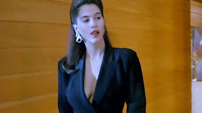 Hottest Jami Gertz Scene in Less than Zero. Sexy, SFW, black hair. 558440