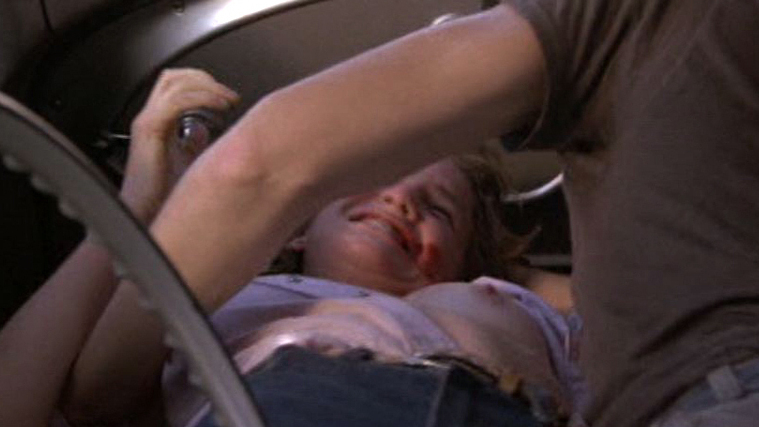 Melissa Gilbert Naked as Charlie. Breasts, couple, in car. 542403