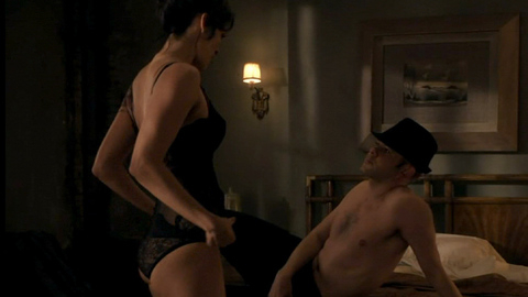 Annabeth Gish in FlashForward (2009-2010) Underwear Bedroom Black Hair 684550