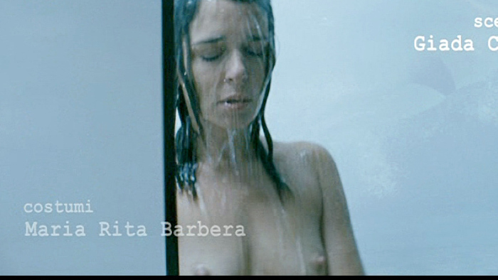 Valeria Golino Naked in Giulia Doesn't Date at Night. Breasts, bathroom, brunette. 693241