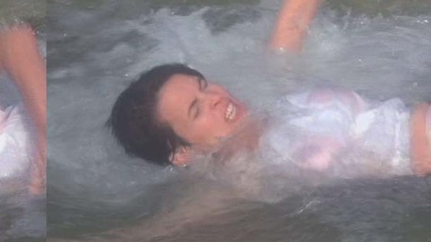 Hottest NA Scenes. Sexy, backstroke, breasts through wet shirt. 570231