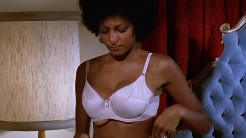 Pam Grier in Coffy (1973) Underwear Afro Bedroom 725659
