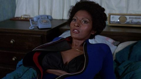 Pam Grier in Sheba, Baby (1975) Bikini Sexy Bikini Black Bra 783011