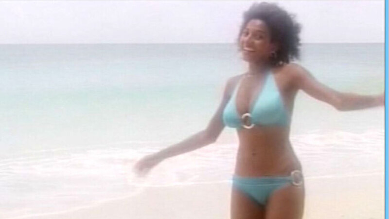 Sexiest Scenes of Sandra from Twilight of Love. Bikini, Black, SFW. 618725