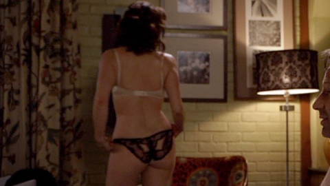 Carla Gugino in Californication (2007-2014) Underwear Black Lace Underwear Underwear 693482