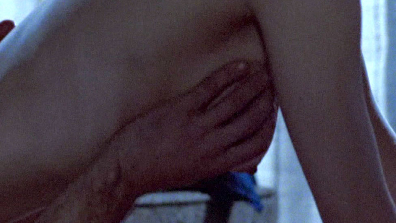 Sarah Connor from The Terminator Naked. Breasts, man's hands on breasts, nude. 543257