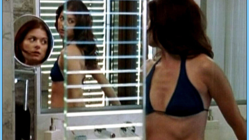 The Starter Wife's Sexiest Scenes with Debra Messing. Underwear, SFW, blue bikini. 665430