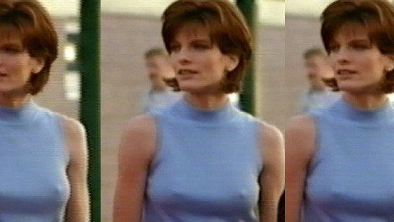 Hottest Heather Medway Scene in Viper. Sexy, SFW, blue top. 714116