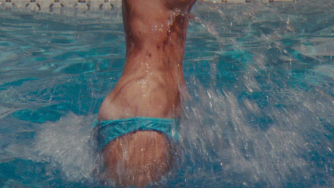 Suzanne Somers in Magnum Force (1973) Sexy Blue Bikini Pool 678102