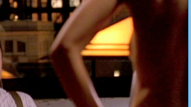 Georgia Thomas from Ally McBeal Naked. Breasts, fully clothed man, left breast. 653453