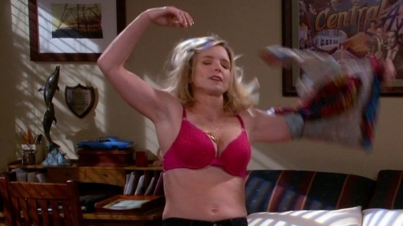 Two and a Half Men's Sexiest Scenes with Courtney Thorne-Smith. Underwear, SFW, blonde. 751614