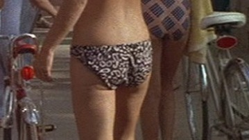 Sexiest Amy Irving Scene in The Fury. Bikini, SFW, back exposed. 738751