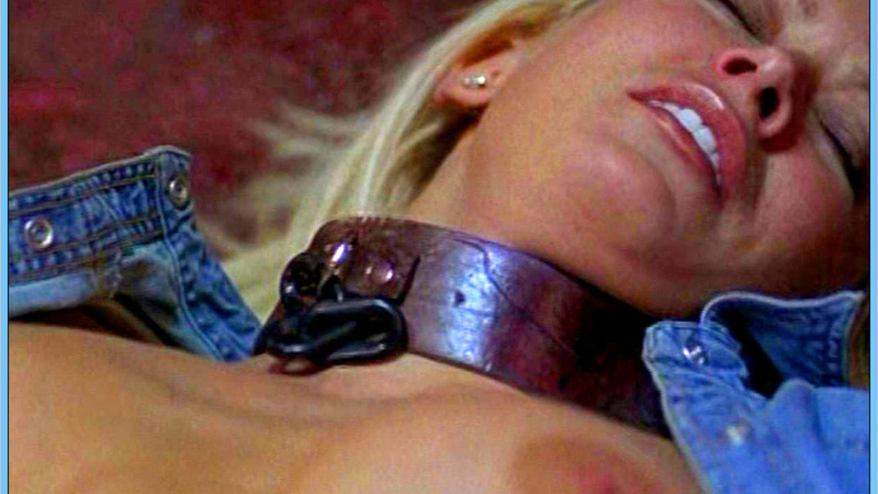 Jenna Jameson Nude in Evil Breed: The Legend of Samhain. Breasts, blonde, chain around neck. 620278