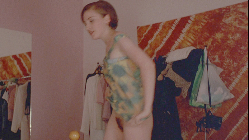 Diane from Trainspotting Naked. Bush, brunette, dress pulled up. 700367