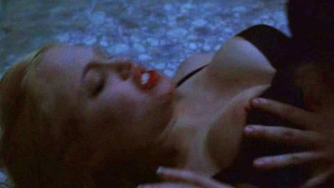 Angelina Jolie in Hell's Kitchen (1998) Breasts Accidental Skin Black Bra 562261