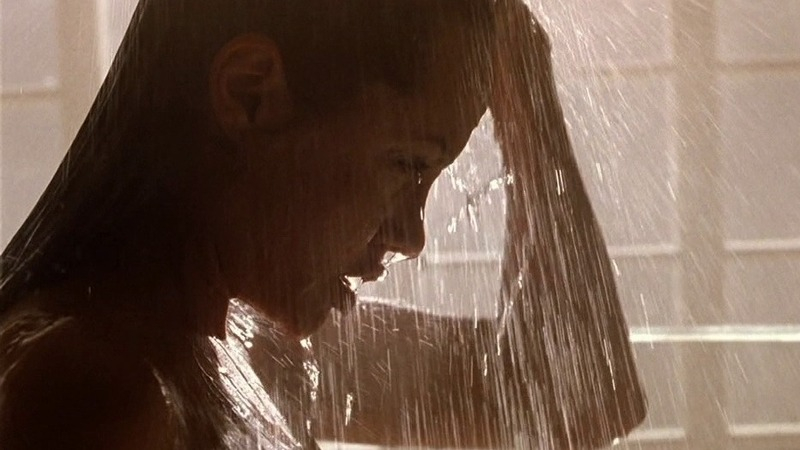 Lara Croft: Tomb Raider's Sexiest Scenes with Angelina Jolie. Sexy, shower, wet hair. 738114